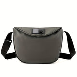 Trendy Minimalist Crossbody Bag, Commuter Messenger Bag, Zipper All-Match Handbag