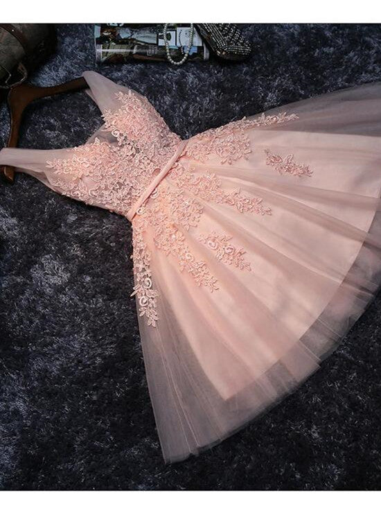 solvbao Pink Homecoming Dresses, Lovely Party Dresses, Formal Dresses