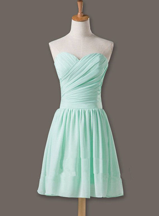 Solvbao Mint Green Simple Short Bridesmaid Dress, Bridesmaid Dresses , Short Prom Dress