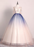 Solvbao Beautiful Gradient Ball Gown Long Party Dress, Gradient Formal Dress