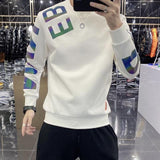 Solvbao colorful reflective spring and autumn new handsome vests men's casual fashion letter base shirt