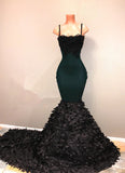 kamahe Spaghetti-straps prom dress, mermaid evening party gowns on sale