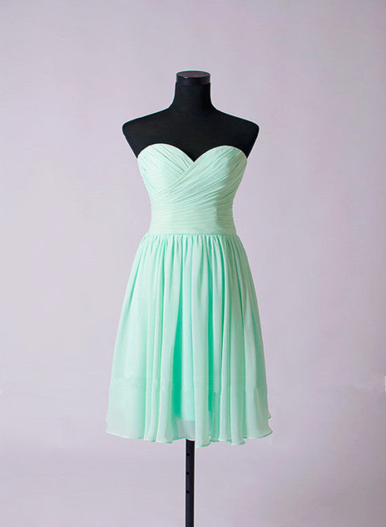 Solvbao Beautiful Simple Mint Green Sweetheart Wedding Party Dress, Beautiful Bridesmaid Dresses, Cute Formal Dress