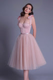 solvbao Pink Lovely Sweetheart Neckline Short Prom Dress, A-Line Mini Party Dress