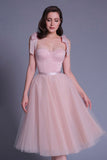 solvbao Pink Lovely Sweetheart Neckline Short Prom Dress, A-Line Mini Party Dress