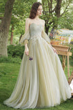 solvbao Green Lace Long Prom Dress, A-Line Evening Dress