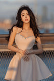 solvbao Lovely Heart-Shaped Diamond Backless Prom Dresses, Party Dresses