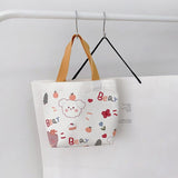 Bag female  new net red canvas bag female student Korean version messenger large capacity wild Harajuku small square bag female