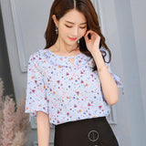 Back to college outfits Clearance In Stock Lowest Price Women Blouses & Shirts Summer Shirt New Fashion Slim Korean Office Long Sleeve Shirts Top fx0615