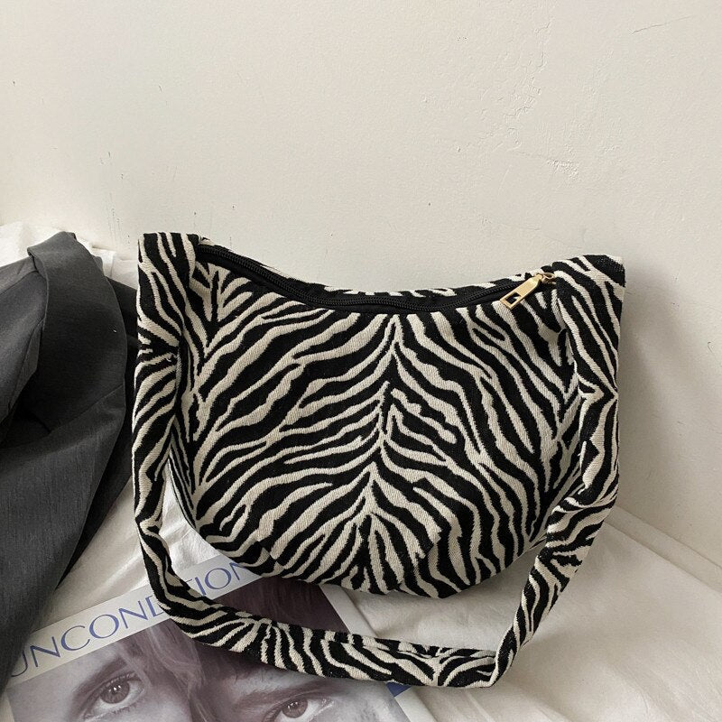 solvbao Luxury Handbags Women Bags Designer Shoulder Bag For Women Fashion Zebra Pattern Sling Bags Women Messenger Bag Bolso Mujer