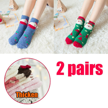 Christmas Gift 4 Pairs/Lot Casual Christmas Socks Cartoon Animal women Socks Cotton Happy funny Socks Korea cute socks Christmas Gift for women