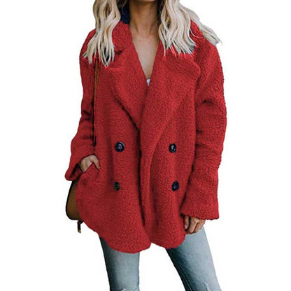 Christmas Gift  Autumn Winter Teddy Coat Women Faux Fur Coat Female Oversized Teddy Jacket Ladies Outerwear Overcoat Thick Warm Plush Coats