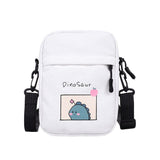 solvbao  Casuan Small Canvas-Bag Women New Dinosaur Shoulder Bags Little Student Crossbody Bag For Women  Bolsos Para Mujer Handbag