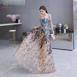 Sexy Prom Dress  Colorful Sequin Off Shoulder Sweetheart Long Party A Line Formal Graduation Gown Evening Celebration Dress