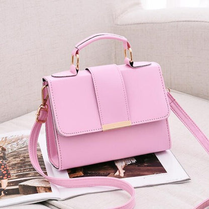 solvbao BACK TO COLLEGE   Hot Selling Fashion Women Bag PU Leather Handbags Small Shoulder Crossbody Bag Flap Designer Ladies Hand Bags