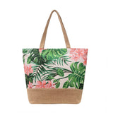 solvbao  Fashion Folding Women Big Size Handbag Tote Ladies Casual Flower Printing Canvas Graffiti Shoulder Bag Beach Bolsa Feminina