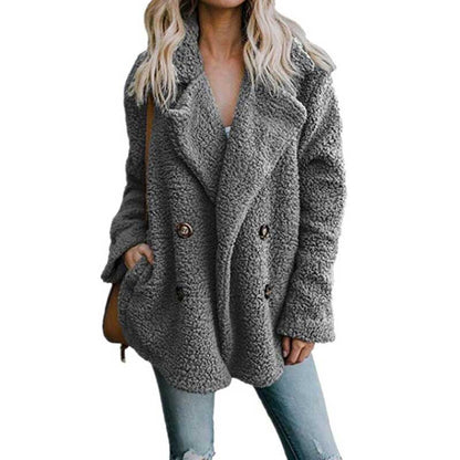 Christmas Gift  Autumn Winter Teddy Coat Women Faux Fur Coat Female Oversized Teddy Jacket Ladies Outerwear Overcoat Thick Warm Plush Coats