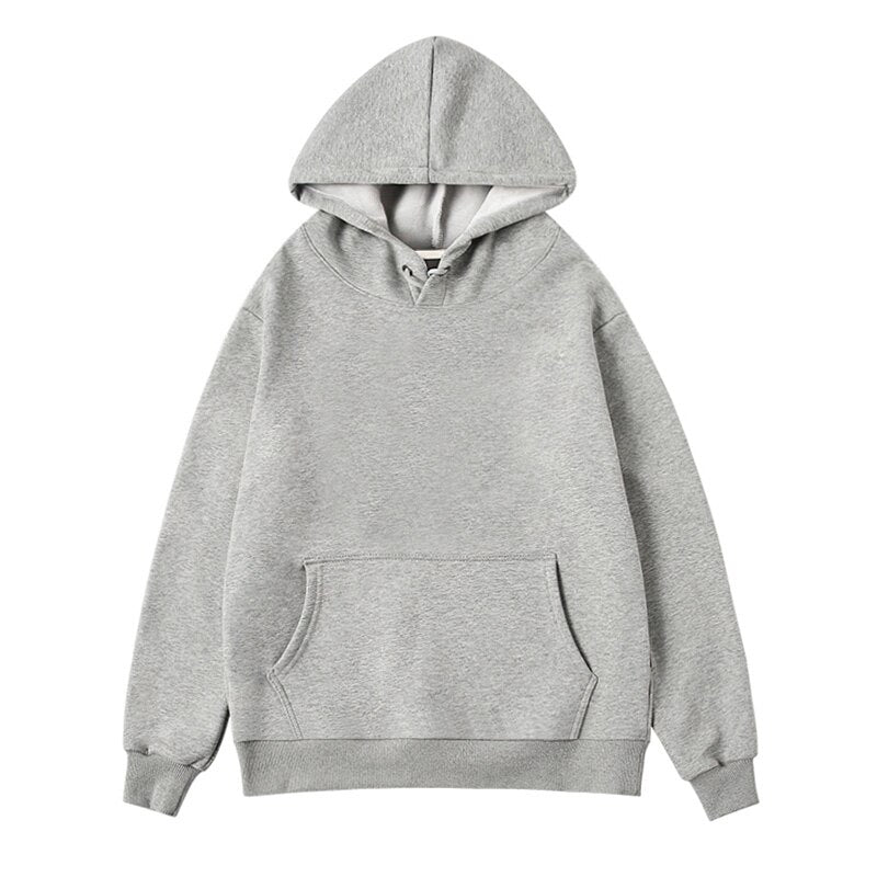 Christmas Gift  Solid 100% Cotton Suits Women Set Fleece Pullover Hooded Hoodies Sweatshirts Casual Pants Tracksuit Plus Size