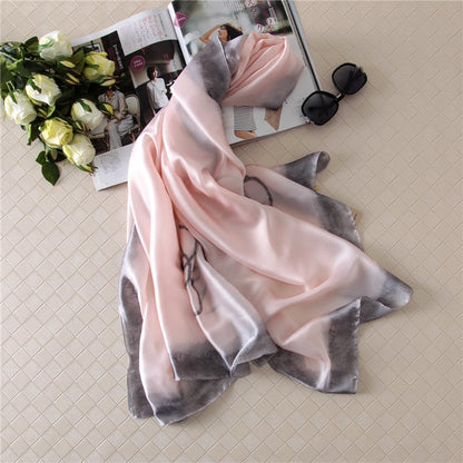 Christmas Gift  luxury brand women scarf summer soft long size shawls lady wrap pashmina silk scarves female foulard beach stoles