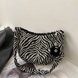 solvbao Luxury Handbags Women Bags Designer Shoulder Bag For Women Fashion Zebra Pattern Sling Bags Women Messenger Bag Bolso Mujer