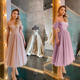 solvbao New Short Prom Dresses With Boat Neck Celebrity Dresses Evening Dresses Robes De Cocktail Formal Dresses