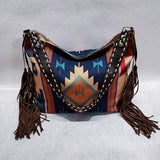 solvbao  Woman Bags  Trend Luxury Female Handbag Hand Made Grassland Canvas Sac Linen One Shoulder Bohemian Style Crossbody Bags