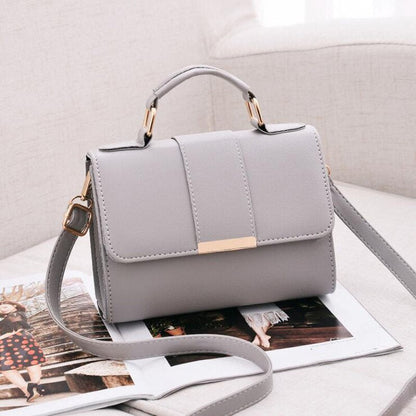 solvbao BACK TO COLLEGE   Hot Selling Fashion Women Bag PU Leather Handbags Small Shoulder Crossbody Bag Flap Designer Ladies Hand Bags