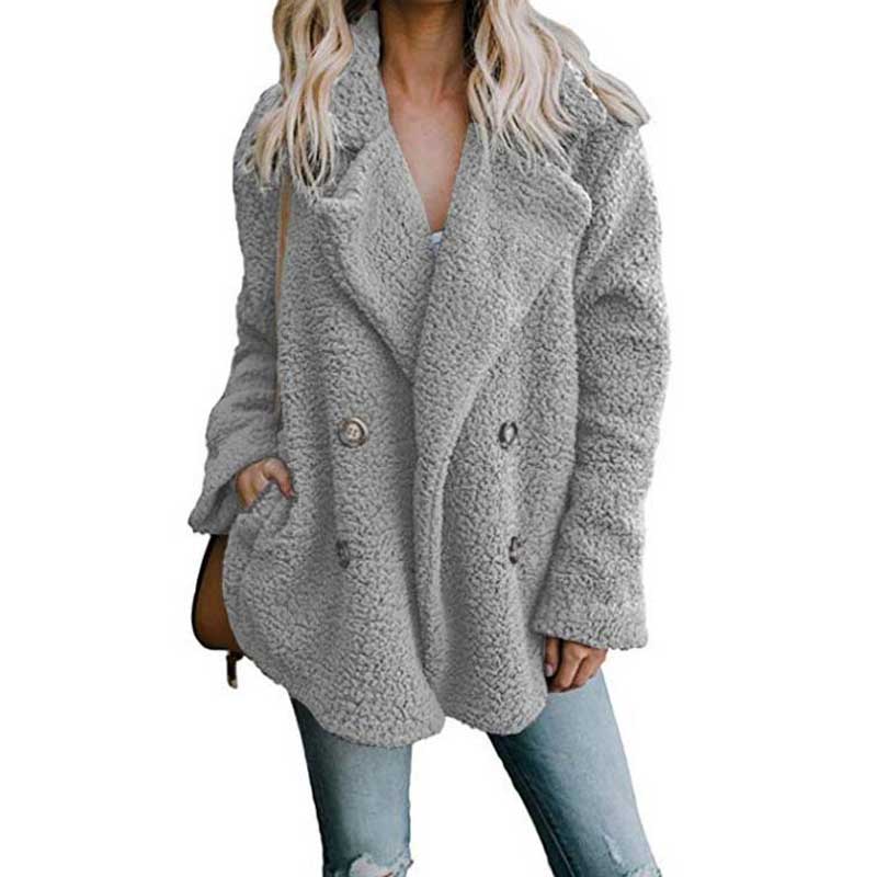 Christmas Gift  Autumn Winter Teddy Coat Women Faux Fur Coat Female Oversized Teddy Jacket Ladies Outerwear Overcoat Thick Warm Plush Coats