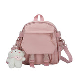 Back to school backpack Fashion Kawaii Mini Shoulder Bag For Teenage Girls Multi-Function Small Ladies Travle Backpacks