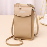 solvbao  Fashion Women Small Handbags Crossbody Bags Mini PU Leather Shoulder Messenger Bag For GirlBolsas Ladies Phone Purse Zipper Flap