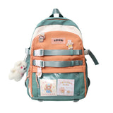 Back to school backpack Japanese Large Capacity Kawaii High Kwaii Student Macaron Schoolbag For Teenager Girls Laptop Travel Backpacks