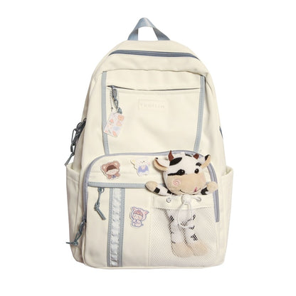 Back to school backpack Schoolbag Female Korean High Student Japanese   High-Capacity Middle And Junior High Backpack