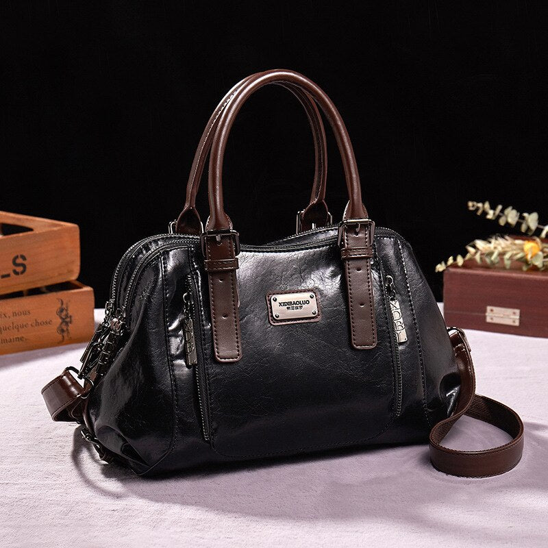 solvbao  Bag Female Women  genuine leather bags handbags crossbody bags for women shoulder bags genuine leather bolsa feminina Tote