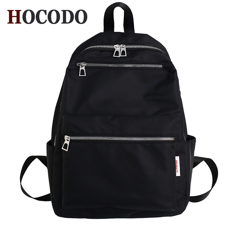 Women Backpack For Teenage Girls Fashion Nylon School Bag Female Backbag Casual Large Capacity Travel Bag Mochilas K45