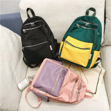 Women Backpack For Teenage Girls Fashion Nylon School Bag Female Backbag Casual Large Capacity Travel Bag Mochilas K45