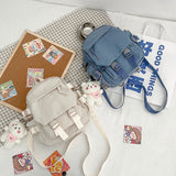 Back to school backpack Fashion Kawaii Mini Shoulder Bag For Teenage Girls Multi-Function Small Ladies Travle Backpacks