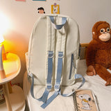 Back to school backpack Schoolbag Female Korean High Student Japanese   High-Capacity Middle And Junior High Backpack