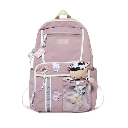 Back to school backpack Schoolbag Female Korean High Student Japanese   High-Capacity Middle And Junior High Backpack