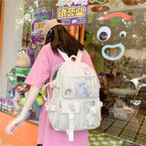 Back to school backpack Schoolbag Girl INS Korean Edition College Wind High Junior High Students SEN Department Of Girls Backpack