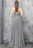 solvbao A-Line Strapless Long Prom Dresses, Cute Evening Dresses