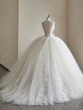 solvbao Light Champagne Ball Gown Tulle Sweetheart Long Prom Dress, Beautiful Formal Dress Sweet 16 Dress