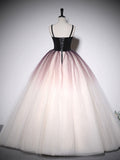 solvbao Lovely Ombre Tulle Long Ball Gown, A-Line Sweetheart Neckline Formal Evening Gown