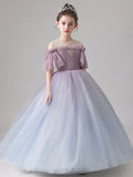 solvbao Lovely Gradient Tulle Flower Girl Dress